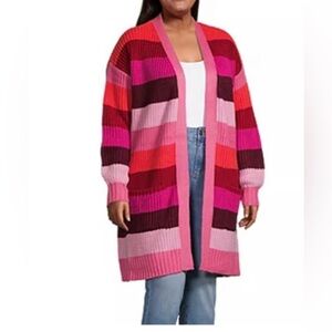 Multicolor double pocket cardigan by St. john Bay
